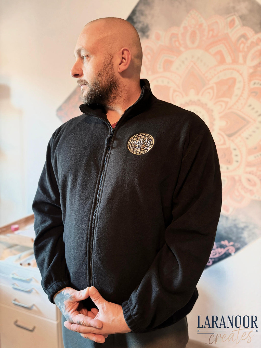 Mevik Tattoo und Art Fleece Jacke - Fleece Jacket
